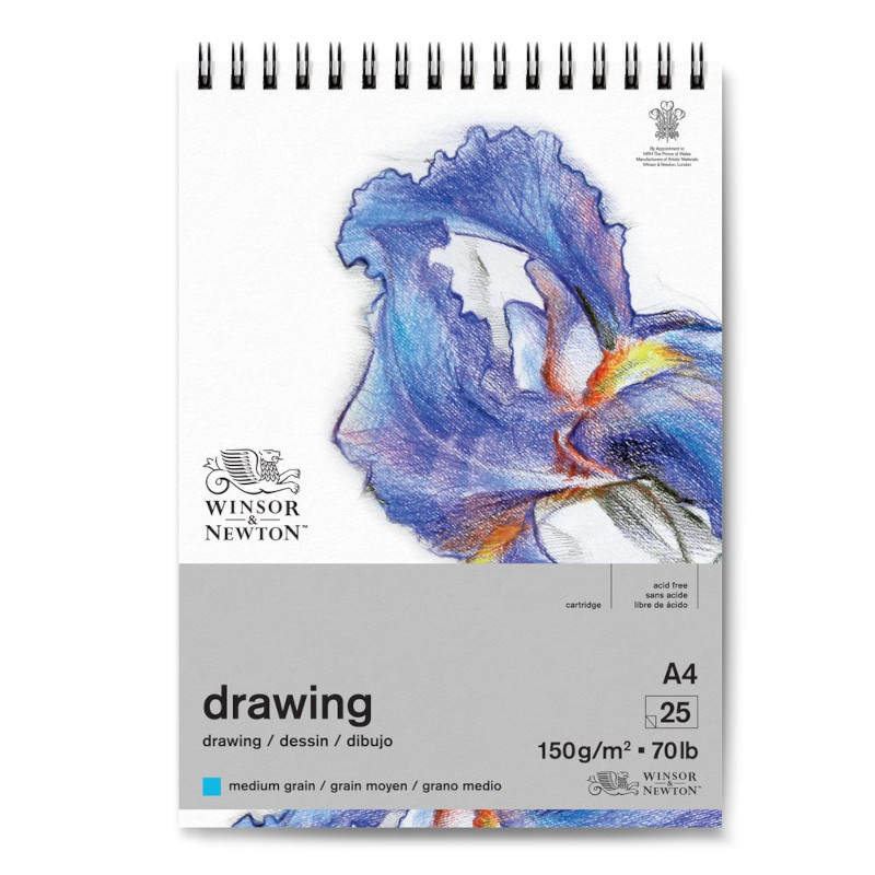 Image of Ritblock Winsor & Newton Medium surface 150g A4 25ark spiral (6F) 6691006 884955077412