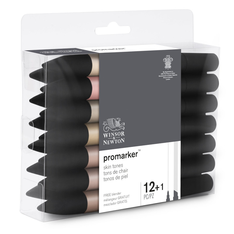 Image of Promarkerset Winsor & Newton SKINTONES 12+1pc SET 0290172 884955080122
