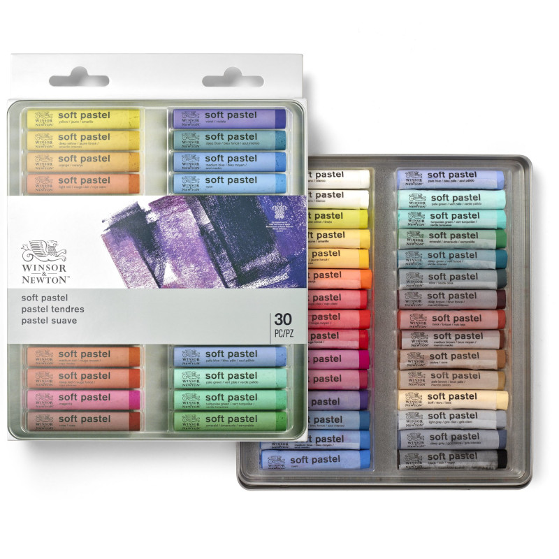 Image of Mjukpastellset Winsor & Newton SOFT PASTEL X30 BOX 1790002 884955080573