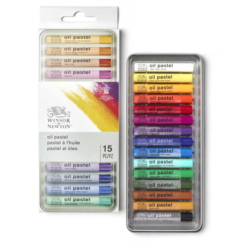 Image of Oljepastellset Winsor & Newton OIL PASTEL X15 BOX 1890001 884955080580
