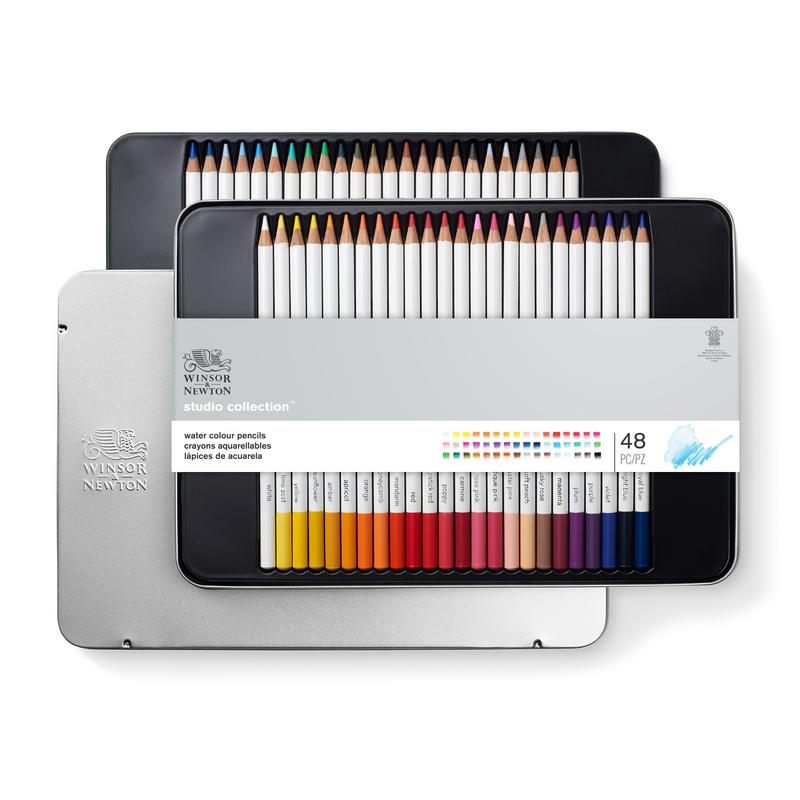 Image of Akvarellpennset Winsor & Newton 48 sorterade 0490057 884955080627
