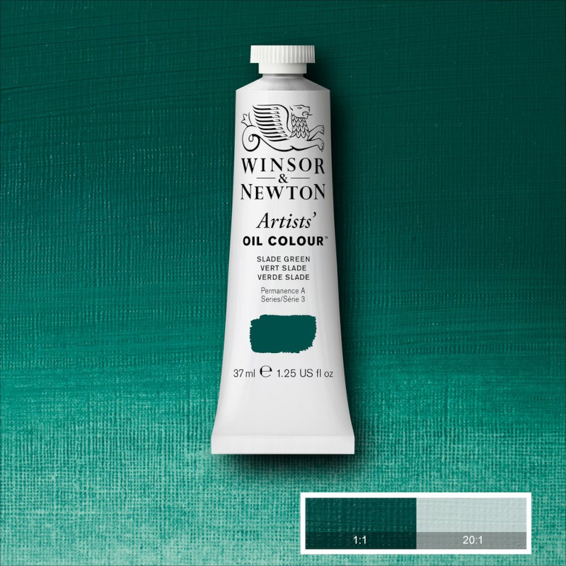 Image of Oljefärg Winsor & Newton Artist 37ml Slade Green (3F) S3 1214412 884955082782