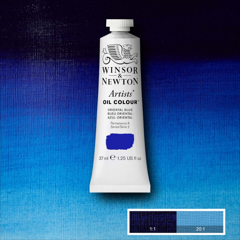 Image of Oljefärg Winsor & Newton Artist 37ml Oriental Blue (3F) S2 1214414 884955082805