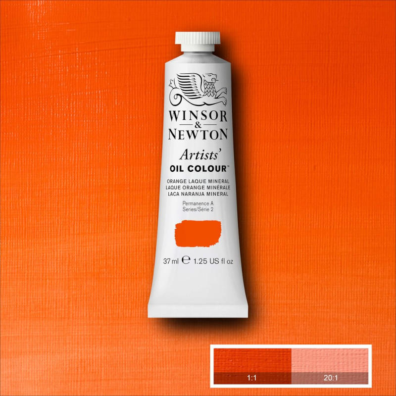 Image of Oljefärg Winsor & Newton Artist 37ml Orange Laque Mineral (3F) S2 1214416 884955082812