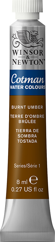 Image of Akvarellfärg Cotman 8ml  Burnt umber 076 (3F) 0303076 884955084816