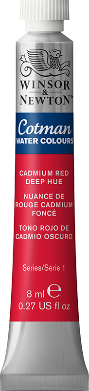Image of Akvarellfärg Cotman 8ml  Cadmium red deep hue 098 (3F) 0303098 884955084847