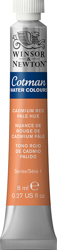 Image of Akvarellfärg Cotman 8ml  Cadmium red pale hue 103 (3F) 0303103 884955084854