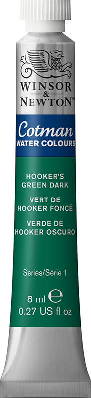 Image of Akvarellfärg Cotman 8ml  Hooker’s green dark 312 (3F) 0303312 884955084946