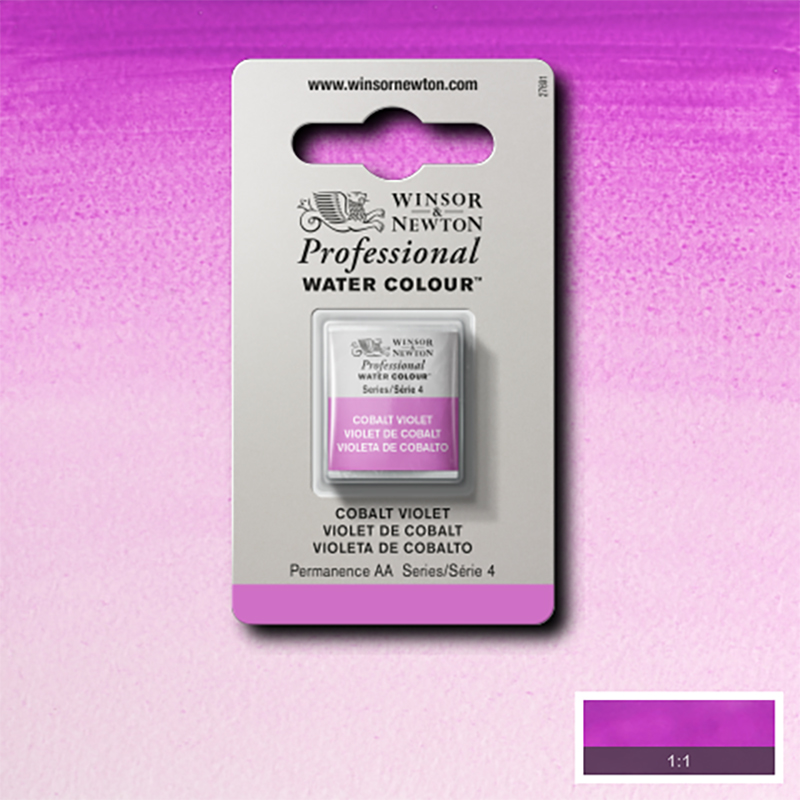 Image of Akvarellfärg Winsor & Newton Prof. 1/2-kopp  Cobalt violet  192 S4 101192 884955085820