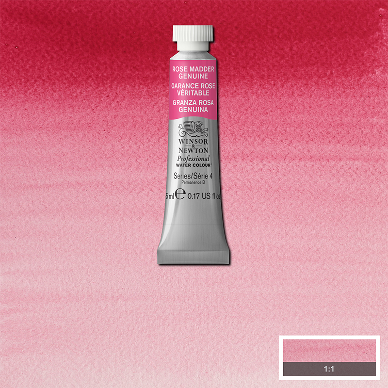 Image of Akvarellfärg Winsor & Newton Prof. 5ml  Rose madder genuine 587 (3F) S4 102587 884955086520