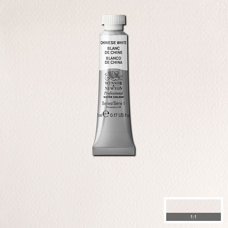 Image of Akvarellfärg Winsor & Newton Prof. 5ml  Perm chinese white 150 (3F) S1 102150 884955087138