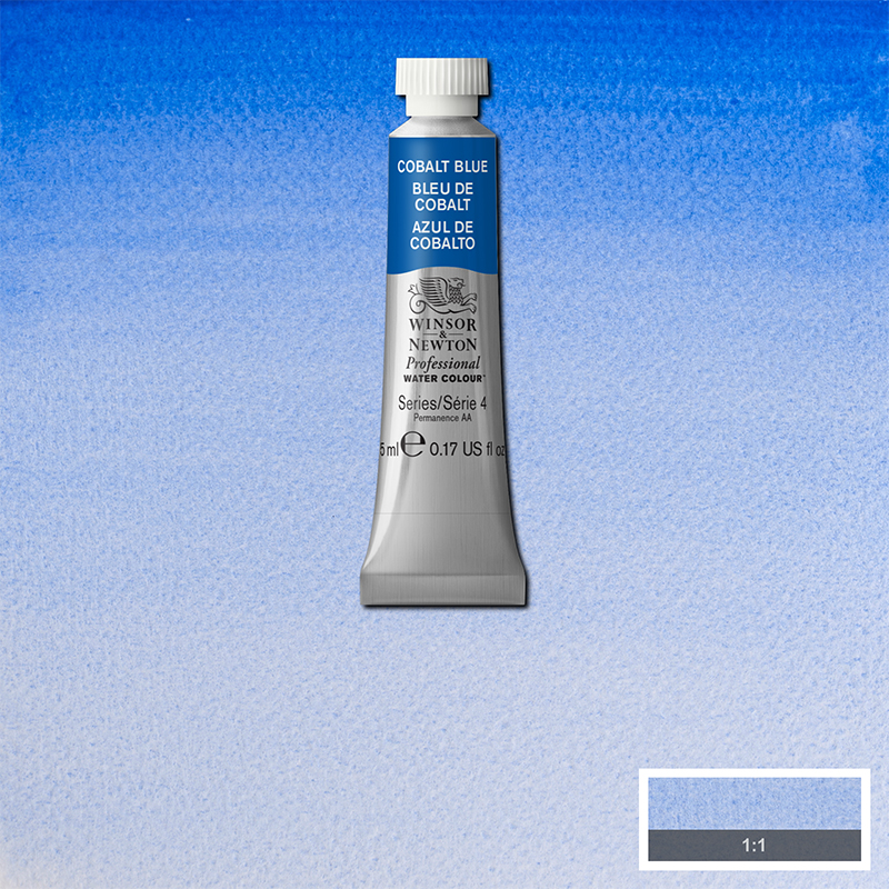 Image of Akvarellfärg Winsor & Newton Prof. 5ml  Cobalt blue 178 (3F) S4 102178 884955087145