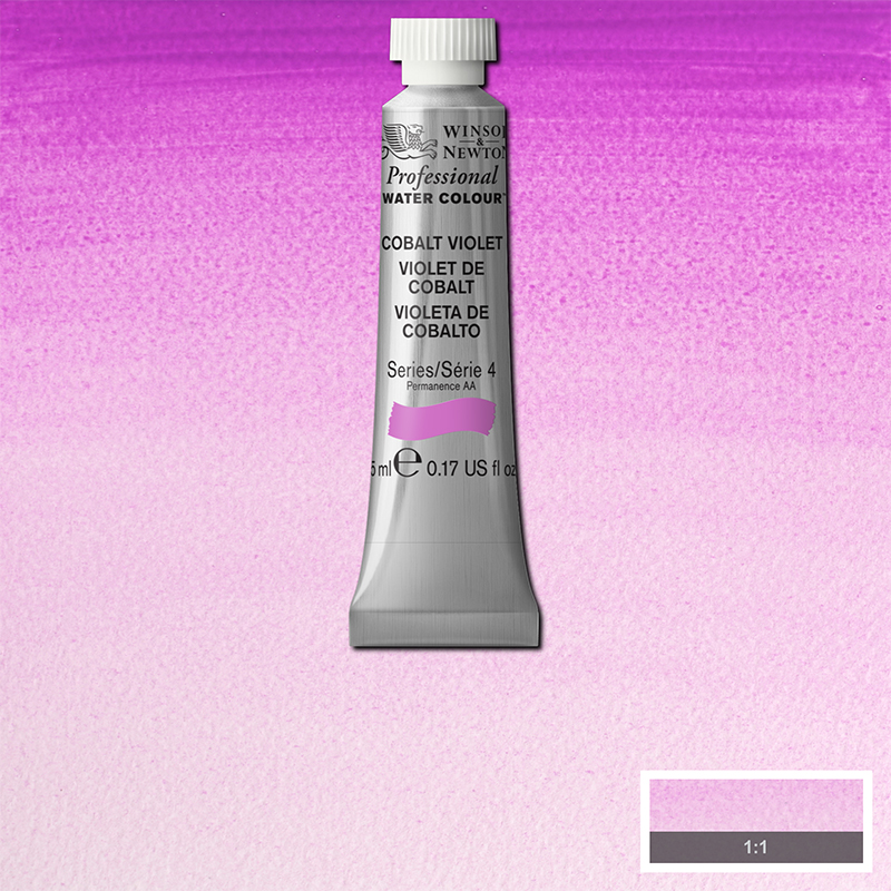 Image of Akvarellfärg Winsor & Newton Prof. 5ml  Cobalt violet 192 (3F) S4 102192 884955087176