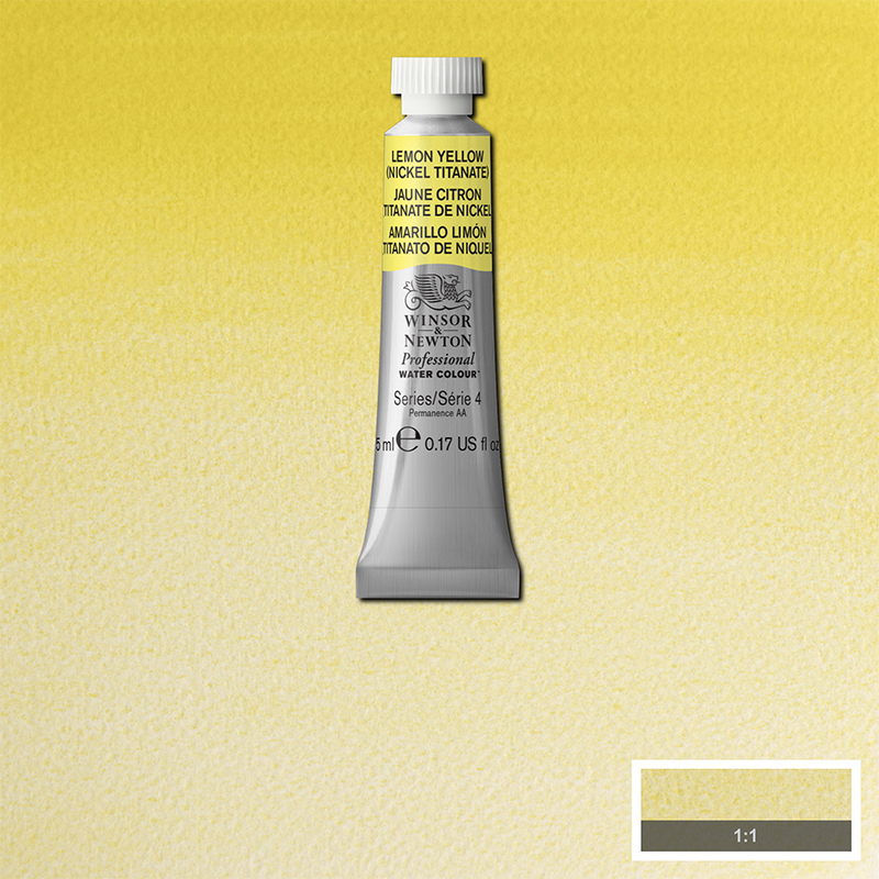 Image of Akvarellfärg Winsor & Newton Prof. 5ml  Lemon yellow hue 347 (3F) S4 102347 884955087268