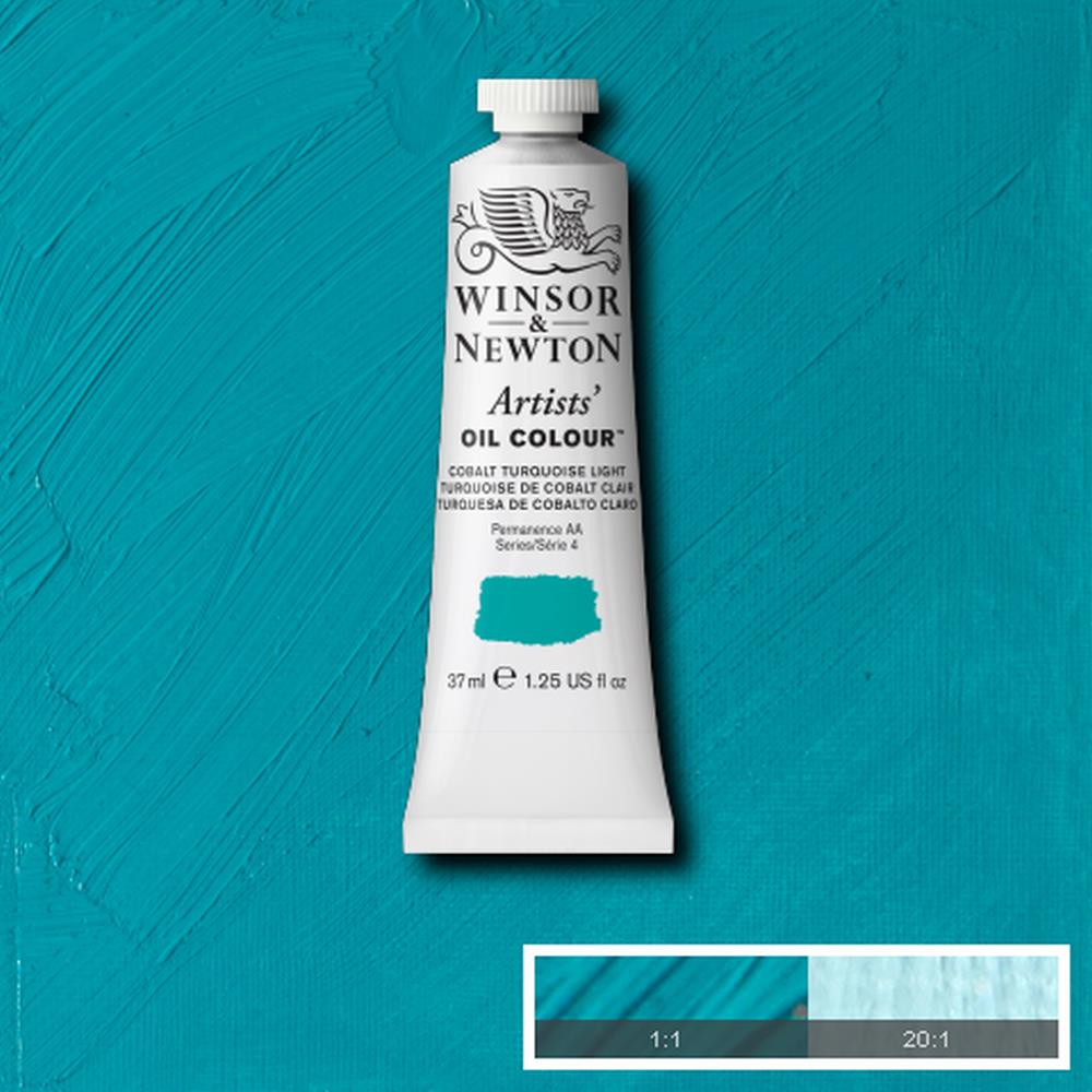 Image of Oljefärg Winsor & Newton Artist 37ml  Cobalt turquoise light   191 (3F) S4 1214191 884955087619