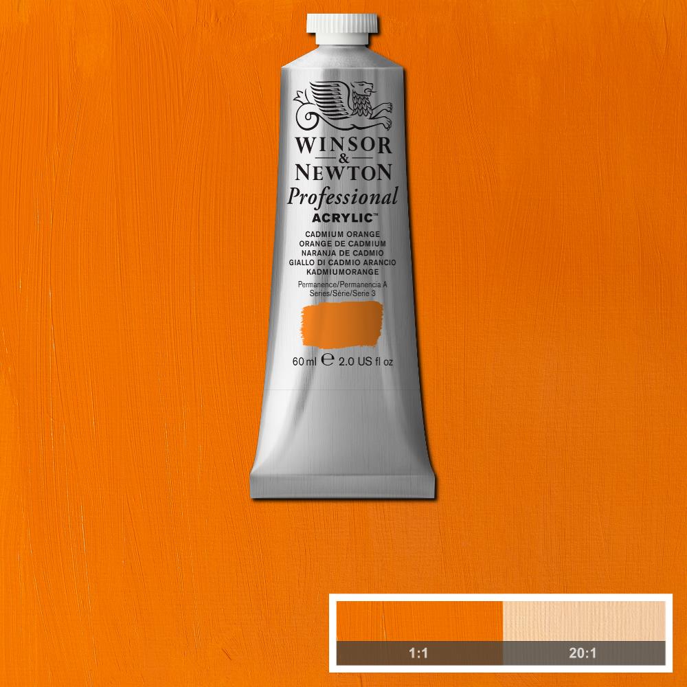 Image of Akrylfärg Winsor & Newton Prof. 60ml  Cadmium Orange 089 (3F) S3 2320089 884955089002