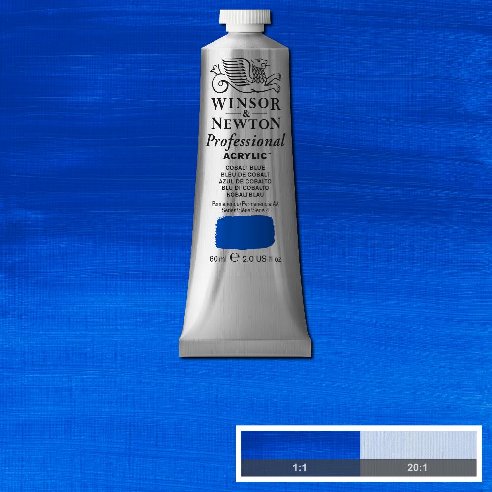 Image of Akrylfärg Winsor & Newton Prof. 60ml  Cobalt Blue    178 (3F) S4 2320178 884955089064