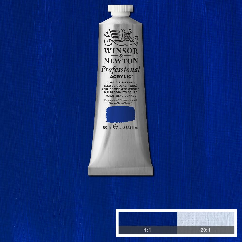 Image of Akrylfärg Winsor & Newton Prof. 60ml  Cobalt Blue Deep 180 (3F) S5 2320180 884955089071