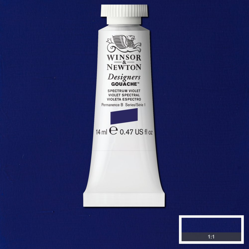 Image of Gouachefärg Winsor & Newton 14ml  Spectrum violet    625 (3F) S1 605625 884955089156