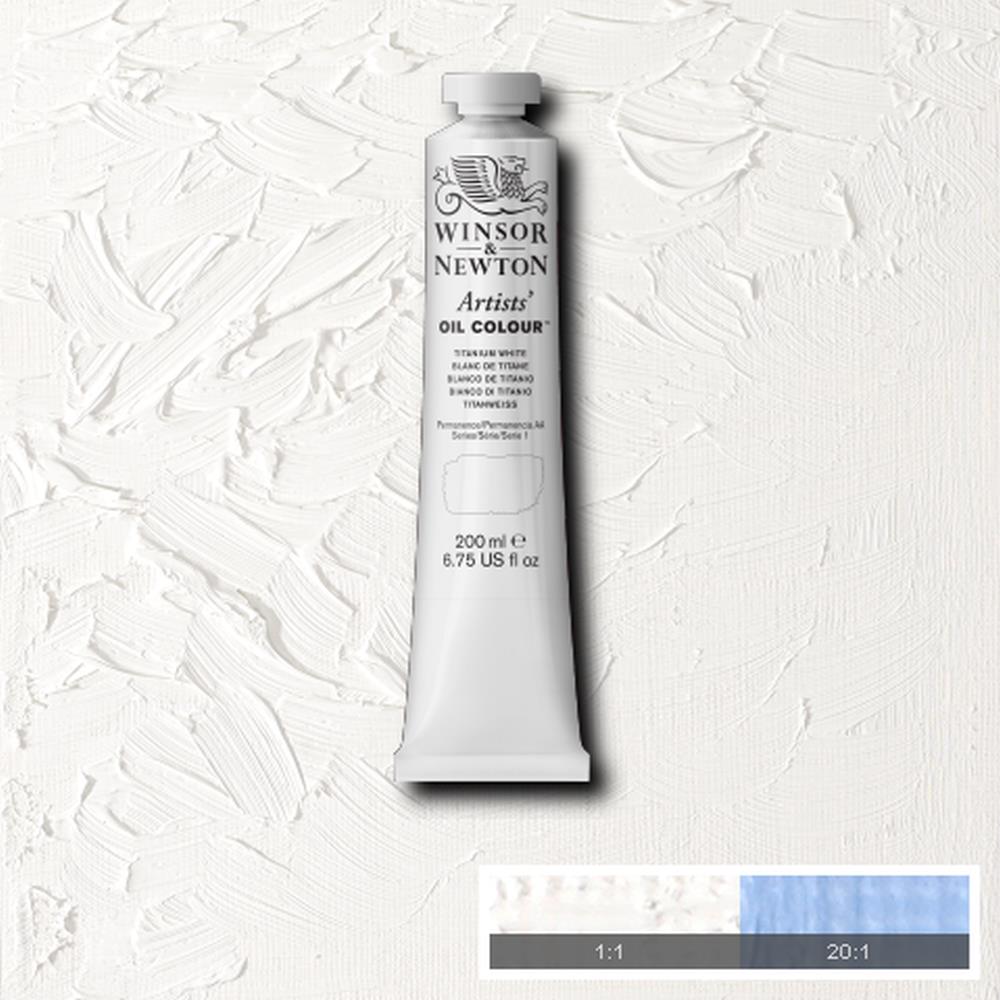 Image of Oljefärg Winsor & Newton Artist 200ml  Titanium white 644 * S1 1237644 884955089354