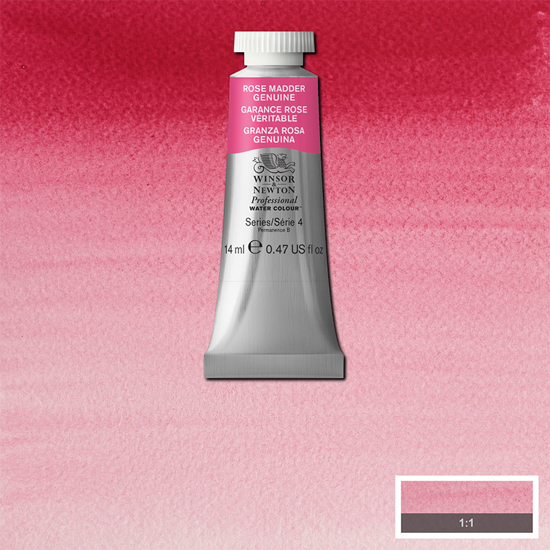 Image of Akvarellfärg Winsor & Newton Prof. 14ml  Rose madder genuine 587 (3F) S4 105587 884955089507