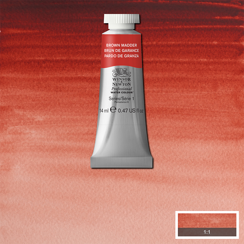 Image of Akvarellfärg Winsor & Newton Prof. 14ml  Brown madder 056 (3F) S1 105056 884955089514