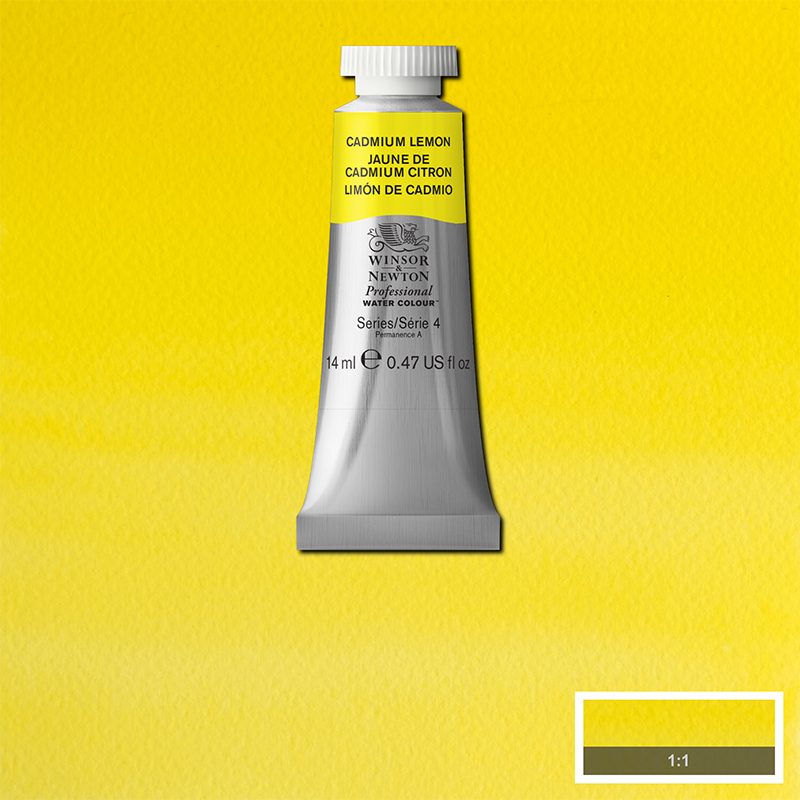 Image of Akvarellfärg Winsor & Newton Prof. 14ml  Cadmium lemon 086 (3F) S4 105086 884955089552