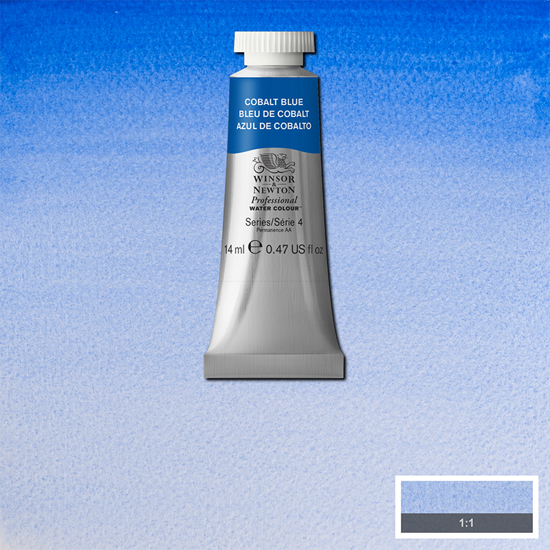 Image of Akvarellfärg Winsor & Newton Prof. 14ml  Cobalt blue 178 (3F) S4 105178 884955089644