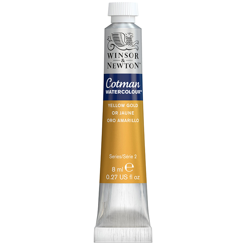 Image of Akvarellfärg Cotman 8ml Yellow Gold 8840525 884955090442