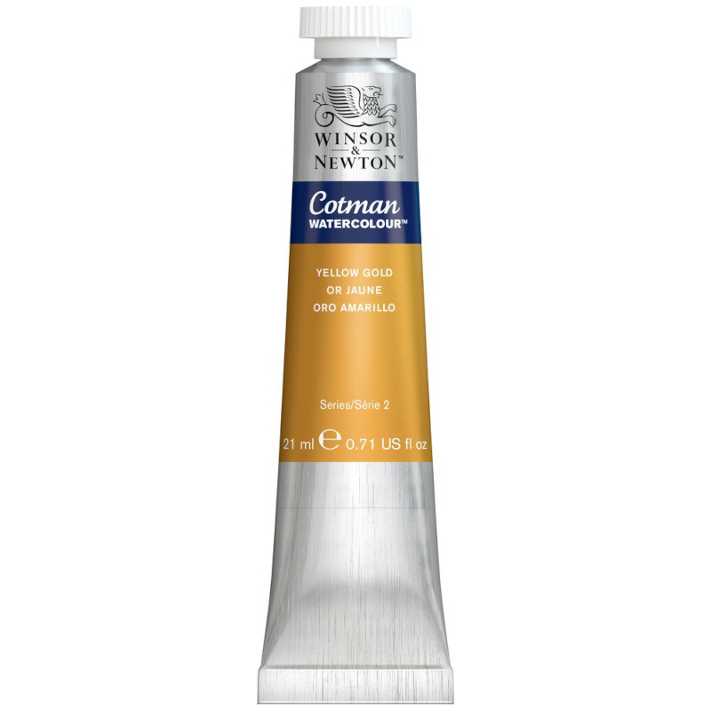 Image of Akvarellfärg Cotman 21ml Yellow Gold 0308088 884955090527