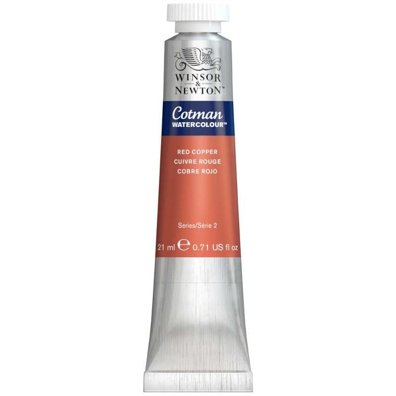 Image of Akvarellfärg Cotman 21ml Red Copper 0308471 884955090541