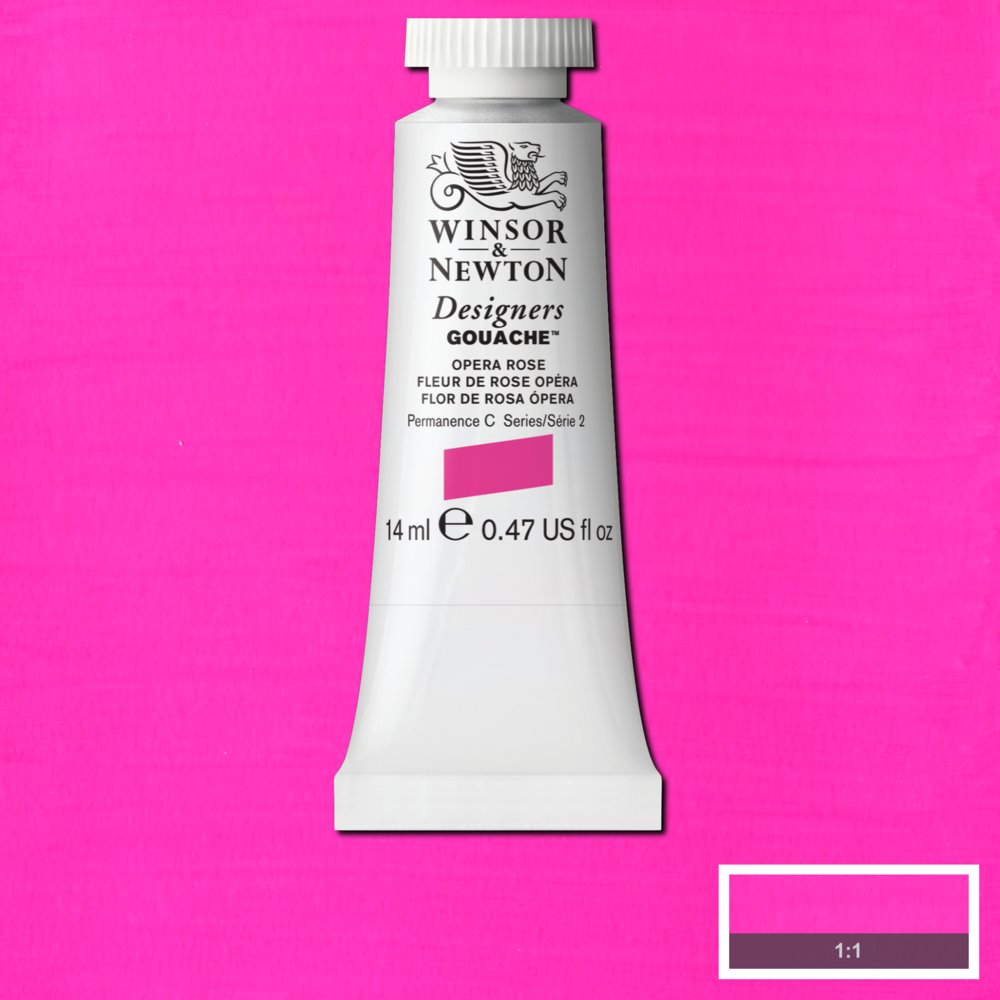 Image of Gouachefärg Winsor & Newton 14ml  Opera Rose    448 (3F) S2 605448 884955093405