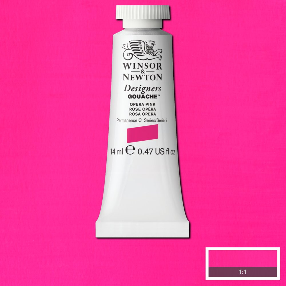 Image of Gouachefärg Winsor & Newton 14ml  Opera Pink    440 (3F) S2 605440 884955093412