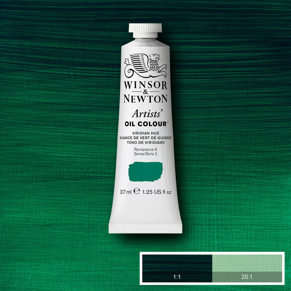 Image of Oljefärg Winsor & Newton Artist 37ml  Viridian 692 (696hue) (3F) S2 1214692 884955094570