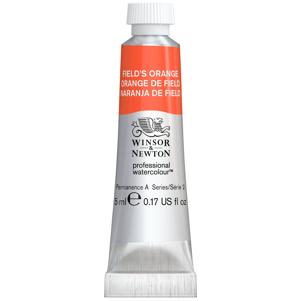 Image of Akvarellfärg Winsor & Newton Prof. 5ml Field´s Orange 418 (3F) S2 102418 884955095164