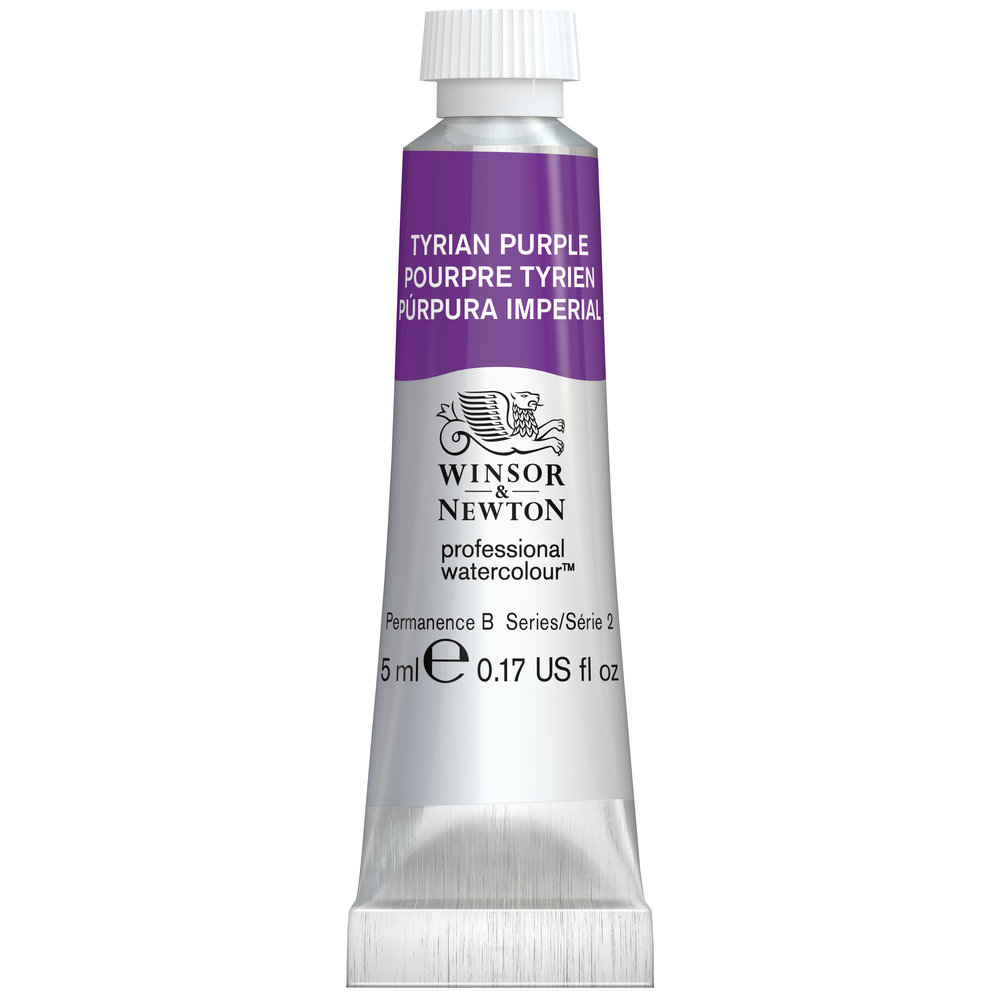 Image of Akvarellfärg Winsor & Newton Prof. 5ml Tyrian Purple 419 (3F) S2 102419 884955095171