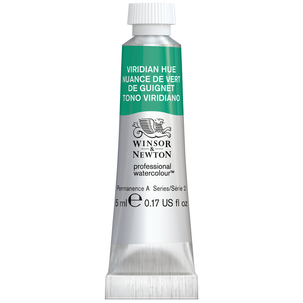 Image of Akvarellfärg Winsor & Newton Prof. 5ml Viridian hue 696 (3F) S2 102696 884955095188