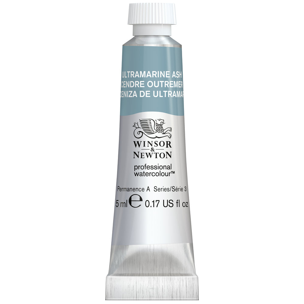 Image of Akvarellfärg Winsor & Newton Prof. 5ml Ultramarine Ash 424 (3F) S3 102424 884955095225
