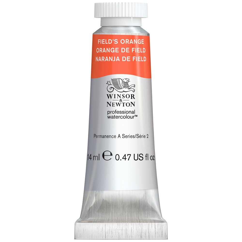 Image of Akvarellfärg Winsor & Newton Prof. 14ml Field´s Orange 418 (3F) S2 105418 884955095249
