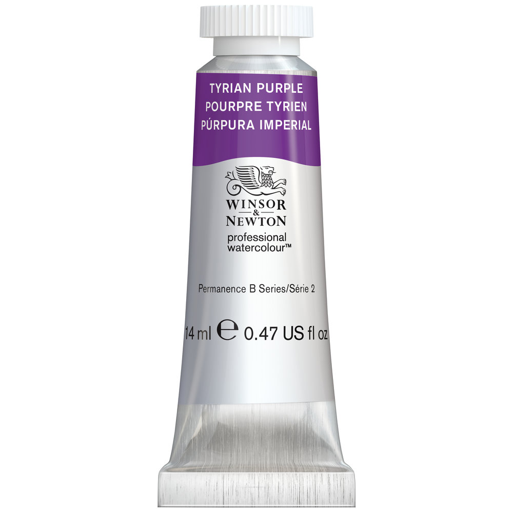 Image of Akvarellfärg Winsor & Newton Prof. 14ml Tyrian Purple 419 (3F) S2 105419 884955095256