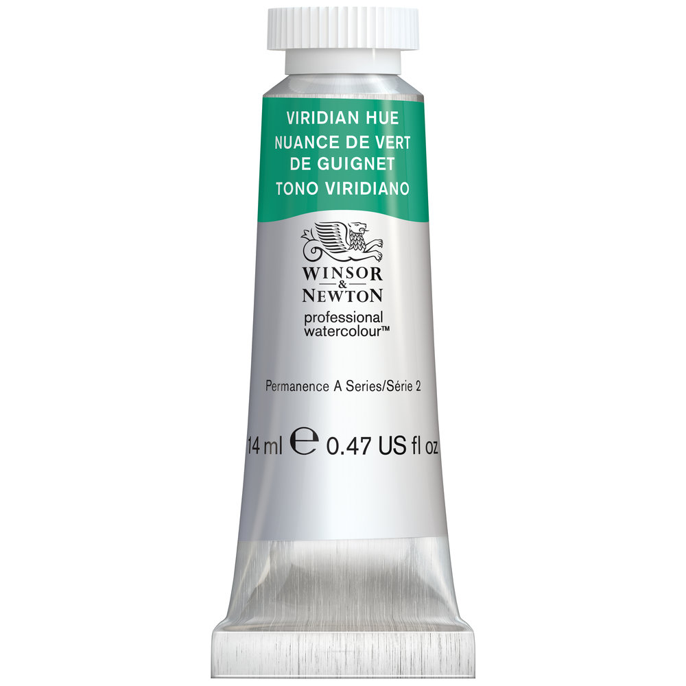 Image of Akvarellfärg Winsor & Newton Prof. 14ml Viridian hue 696 (3F) S2 105696 884955095263
