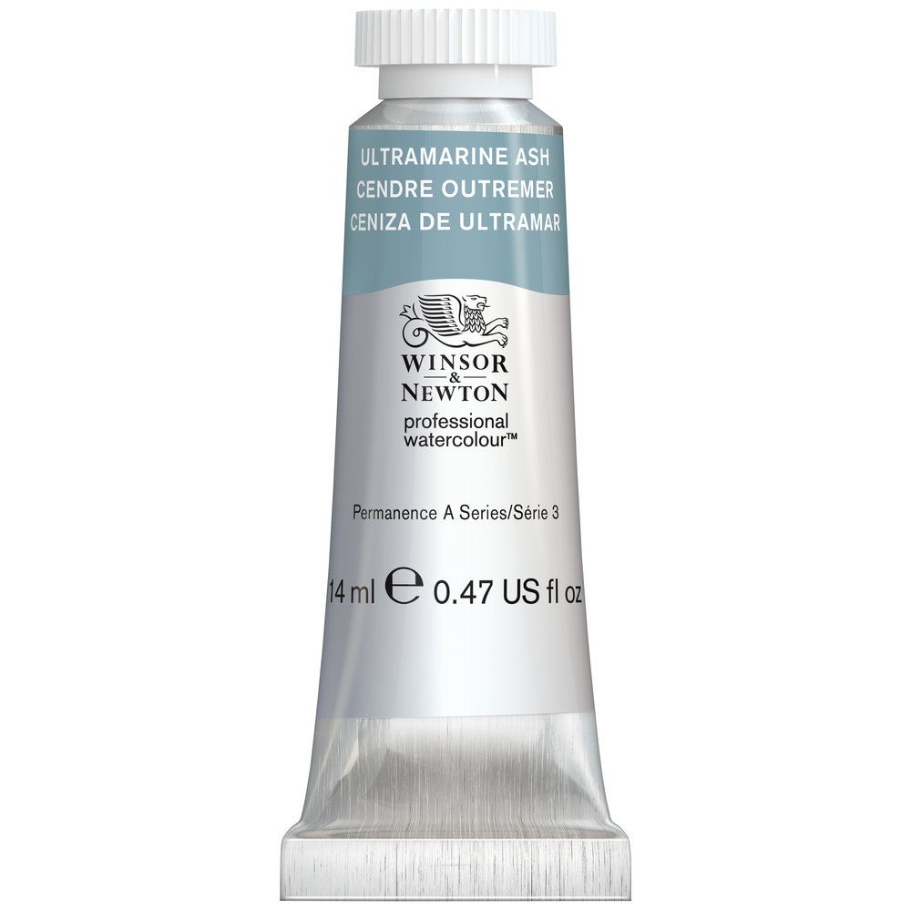 Image of Akvarellfärg Winsor & Newton Prof. 14ml Ultramarine Ash 424 (3F) S3 (105424) 105454 884955095300