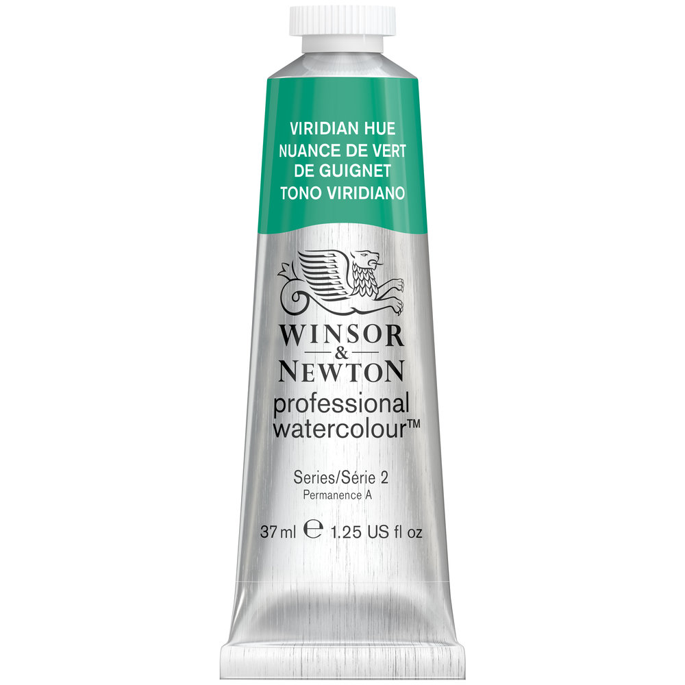 Image of Akvarellfärg Winsor & Newton Prof. 37ml Viridian hue 696 (3F) S2 114696 884955095317