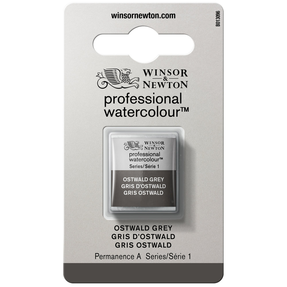 Image of Akvarellfärg Winsor & Newton Prof. 1/2-kopp Ostwald Grey 428 S1 101428 884955095379