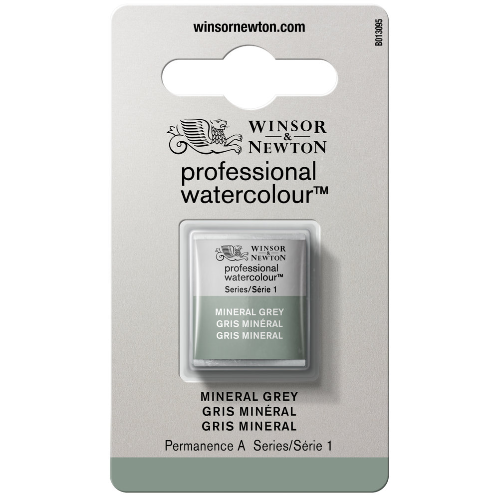 Image of Akvarellfärg Winsor & Newton Prof. 1/2-kopp Mineral Grey 427 S1 101427 884955095386