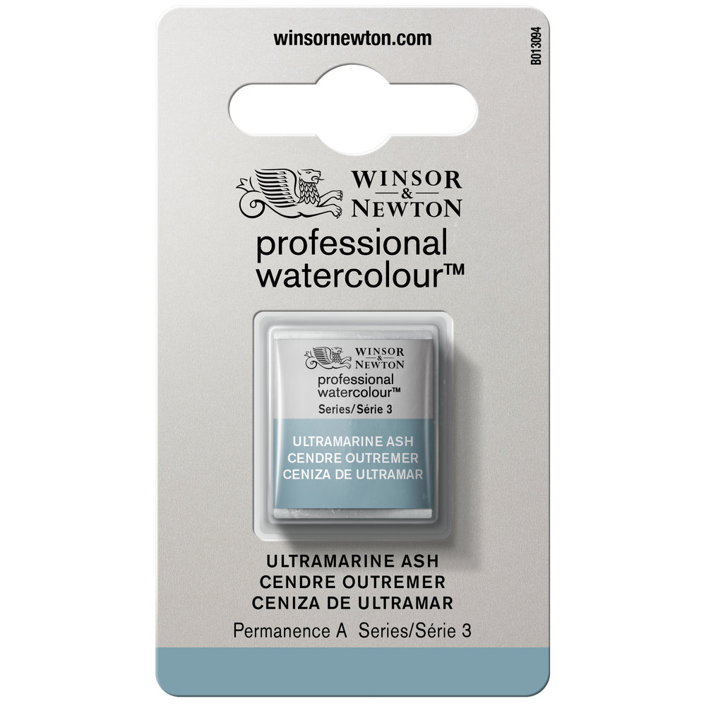 Image of Akvarellfärg Winsor & Newton Prof. 1/2-kopp Ultramarine Ash 424 S3 101424 884955095393