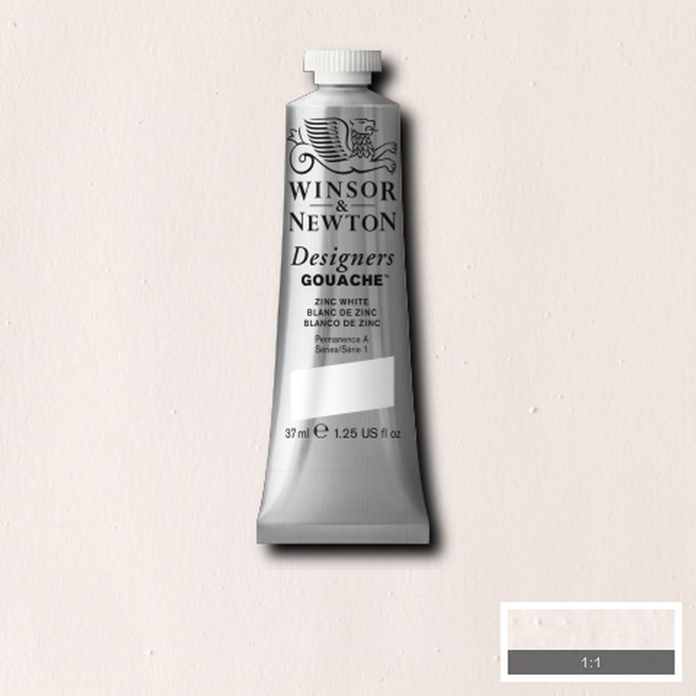 Image of Gouachefärg Winsor & Newton 37ml  Zinc white,  ml 748 (3F) 614748 884955096994