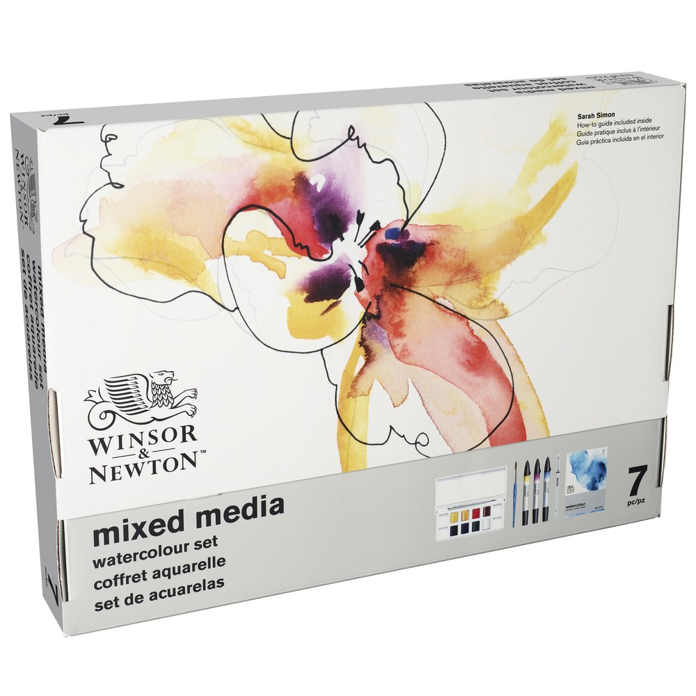 Image of MIXED MEDIA SET Winsor & Newton WATERCOLOUR 0290181 884955097106
