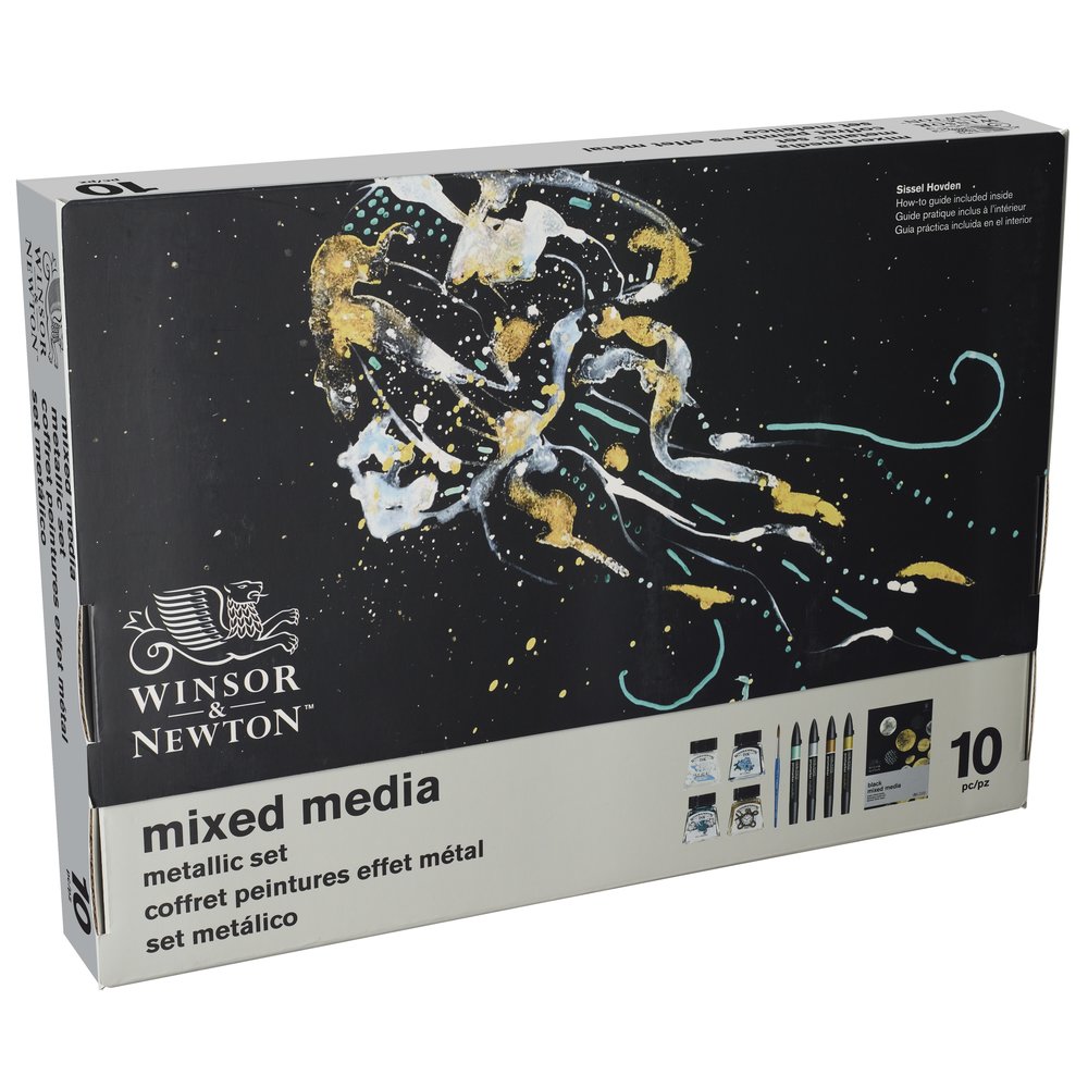 Image of MIXED MEDIA SET Winsor & Newton METALLICS 0290182 884955097113