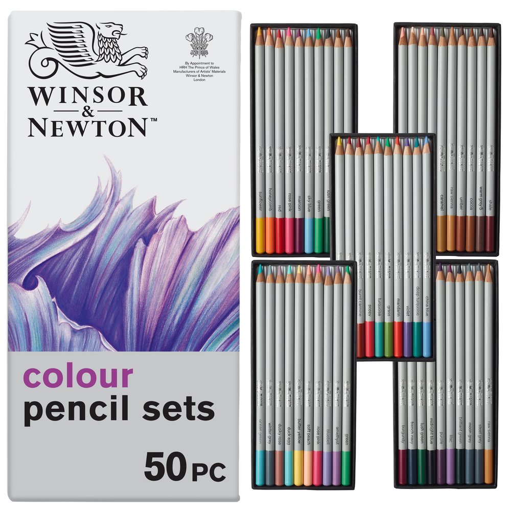 Image of Färgpennset Winsor & Newton Studio Collection 50 kulörer 2090008 884955097151